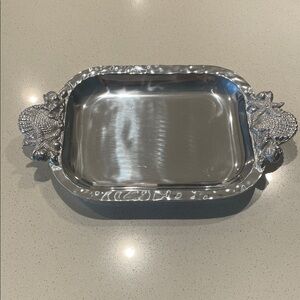 Maraposa - Seashell Handled Silver Tray